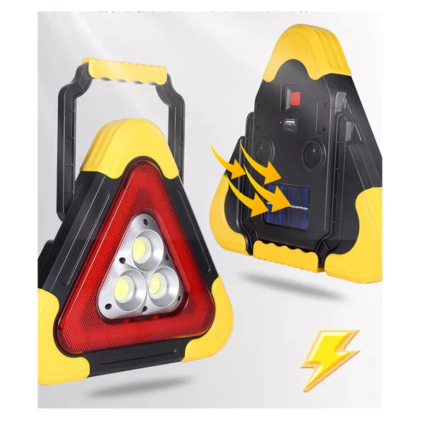 Triangulo Led Recargable de Emergencia Multifuncional